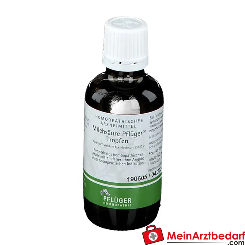 Pflüger Milchsäure Tropfen Acidum sarcolacticum D2 10 ml