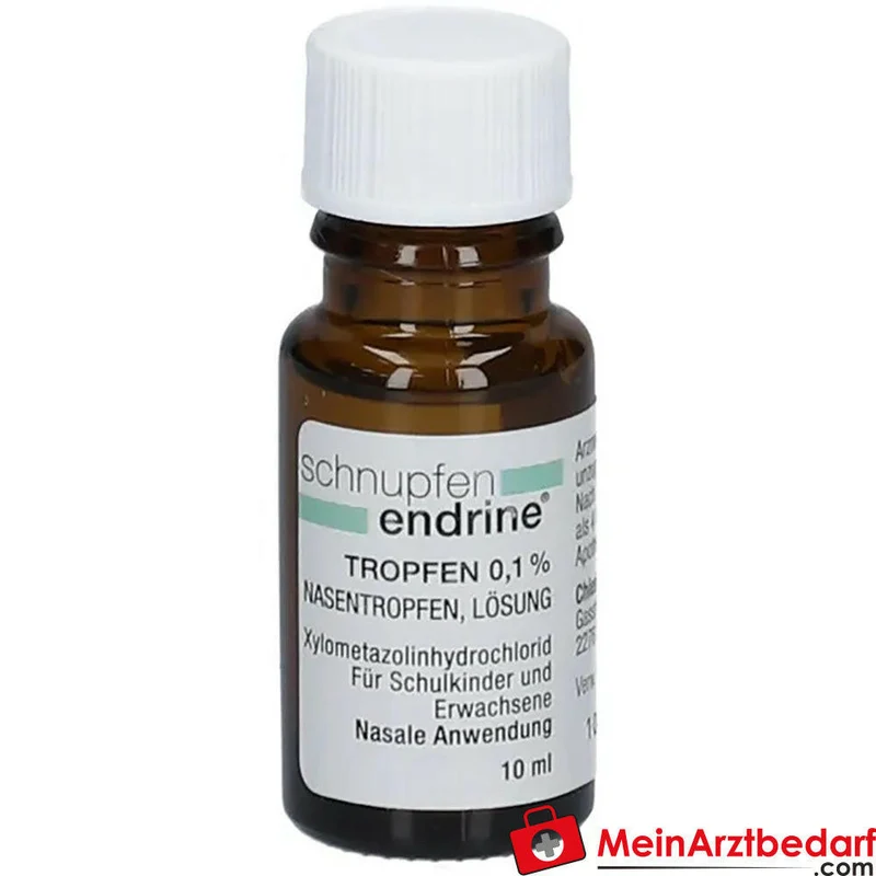 schnupfen endrine Tropfen 0,1% (Xylometazolinhydrochlorid) Nasentropfen