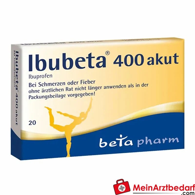 Ibubeta 400 akut Ibuprofen 400 mg Filmtabletten