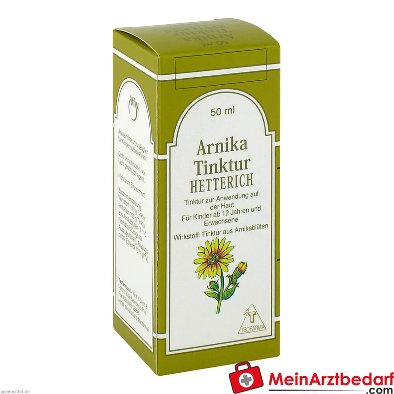 Hetterich Arnikatinktur (Arnica montana) Tinktur