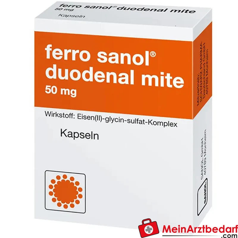 Ferro Sanol Duodenal mite 50 mg Kapseln