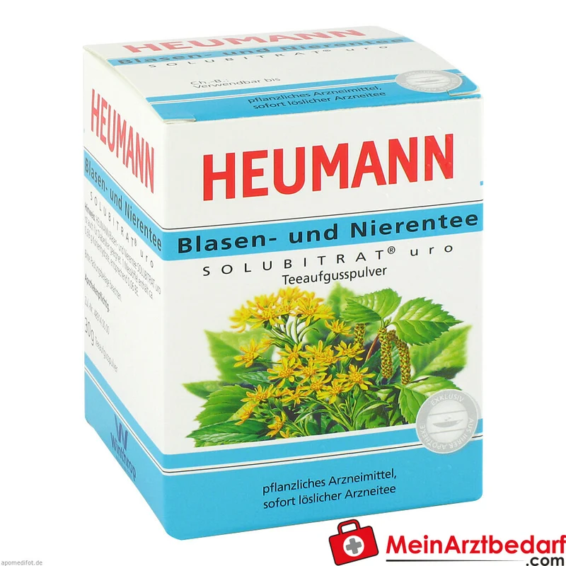 HEUMANN SOLUBITRAT uro Blasen- und Nierentee Teepulver zum Auflösen mit Messlöffel (1,2 g)