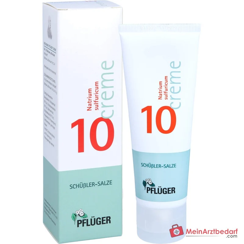 Pflüger Biochemie Creme Nr. 10 Natrium sulfuricum D4 Creme, 75 g