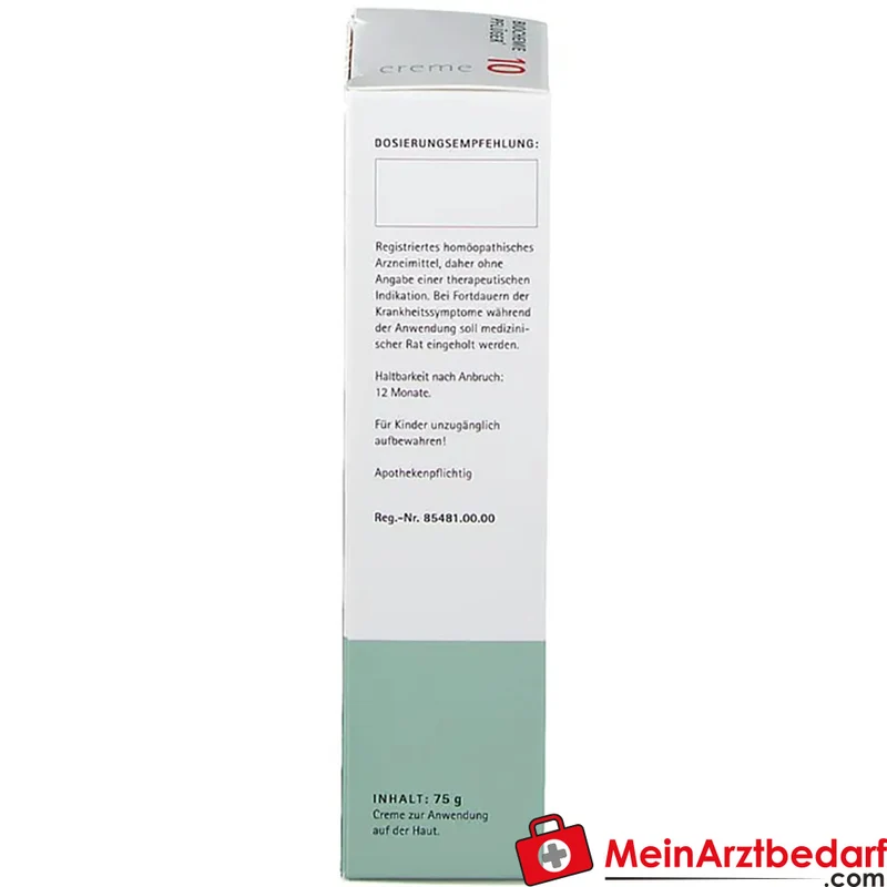 Pflüger Biochemie Creme Nr. 10 Natrium sulfuricum D4 Creme, 75 g