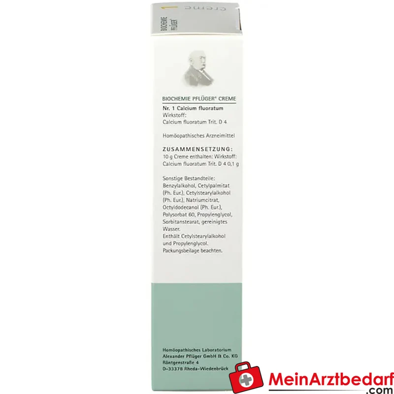 Pflüger Biochemie Pflüger Creme Nr. 1 Calcium fluoratum D4 Creme, 75 g