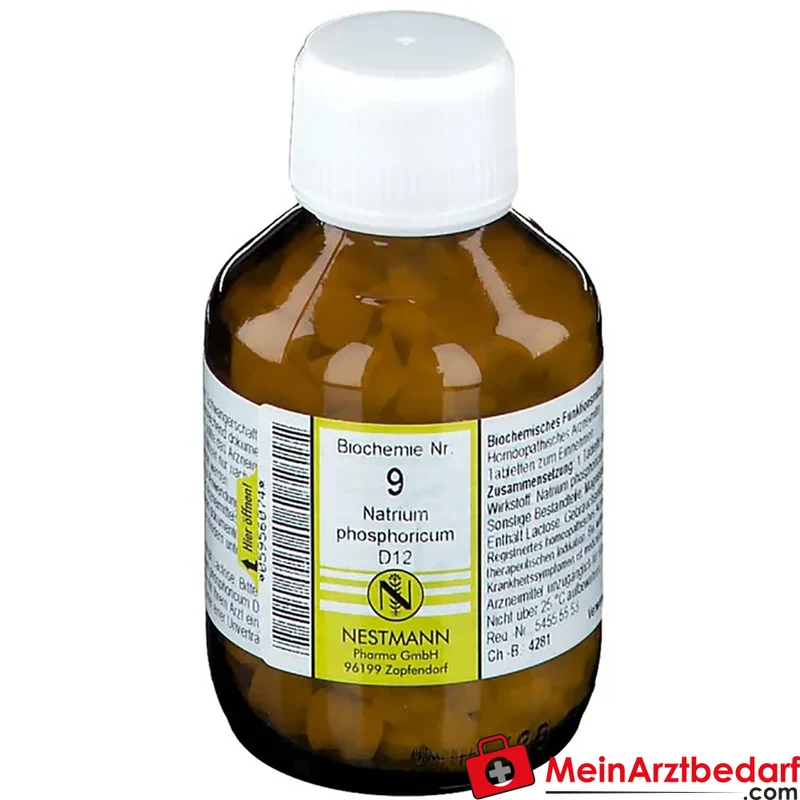 Nestmann Biochemisches Funktionsmittel Nr. 9 Natrium phosphoricum D12 Tabletten, 400 St.