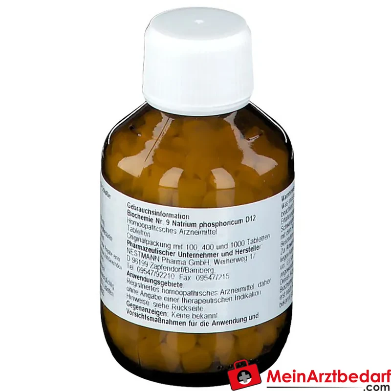 Nestmann Biochemisches Funktionsmittel Nr. 9 Natrium phosphoricum D12 Tabletten, 400 St.