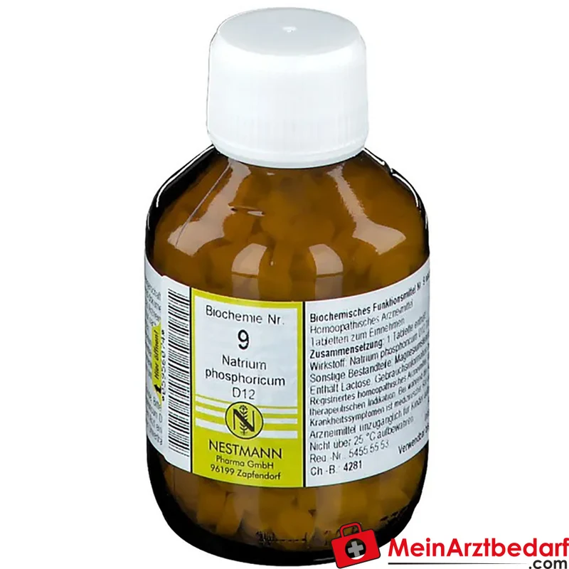 Nestmann Biochemisches Funktionsmittel Nr. 9 Natrium phosphoricum D12 Tabletten, 400 St.