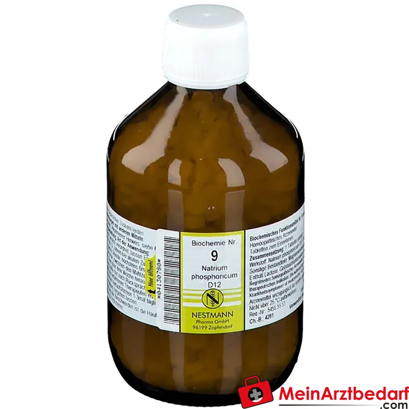 Nestmann Biochemisches Funktionsmittel Nr. 9 Natrium phosphoricum D12 Tabletten, 400 St.