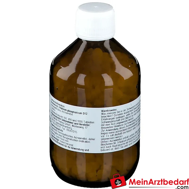 Nestmann Biochemisches Funktionsmittel Nr. 9 Natrium phosphoricum D12 Tabletten, 400 St.