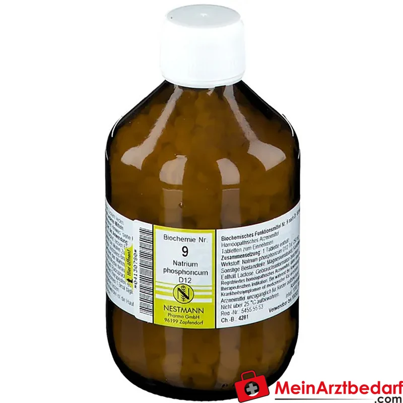 Nestmann Biochemisches Funktionsmittel Nr. 9 Natrium phosphoricum D12 Tabletten, 400 St.