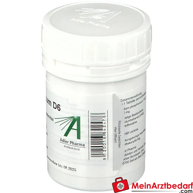 Adler Pharma Kalium phosphoricum D6 250 mg Tabletten (Biochemie nach Dr. Schüßler Nr. 5)