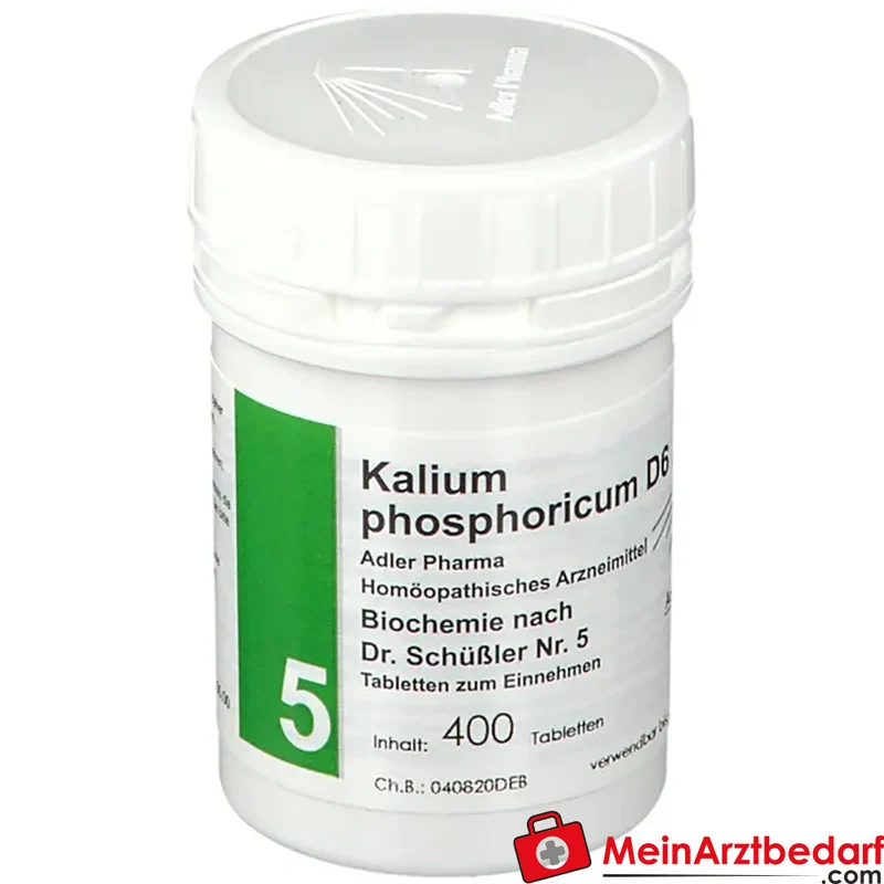 Adler Pharma Kalium phosphoricum D6 250 mg Tabletten (Biochemie nach Dr. Schüßler Nr. 5)