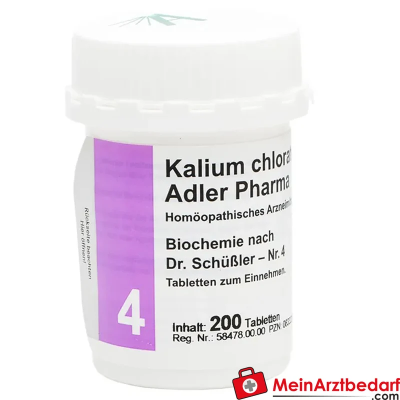 Adler Pharma Kalium chloratum D6 Tabletten homöopathisches Arzneimittel