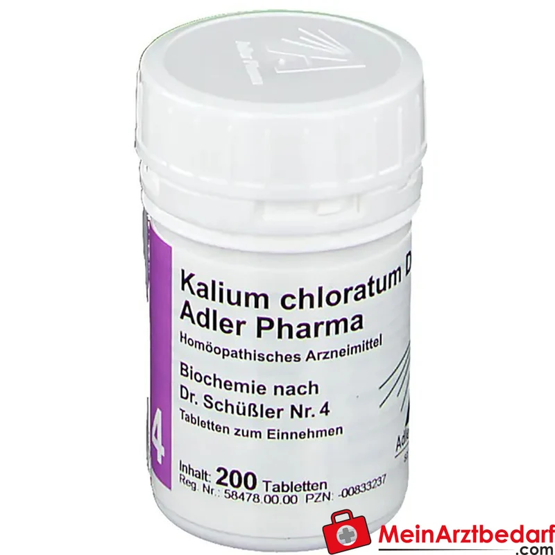 Adler Pharma Kalium chloratum D6 Tabletten homöopathisches Arzneimittel