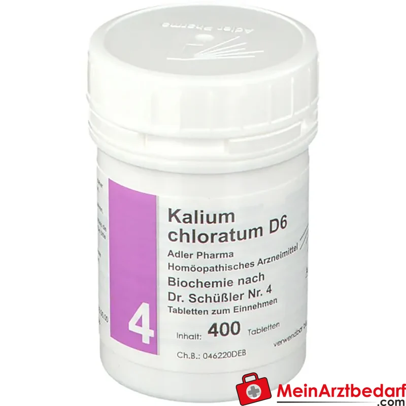 Adler Pharma Kalium chloratum D6 Tabletten homöopathisches Arzneimittel