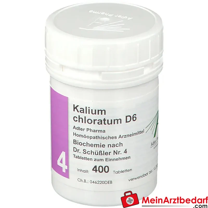 Adler Pharma Kalium chloratum D6 Tabletten homöopathisches Arzneimittel
