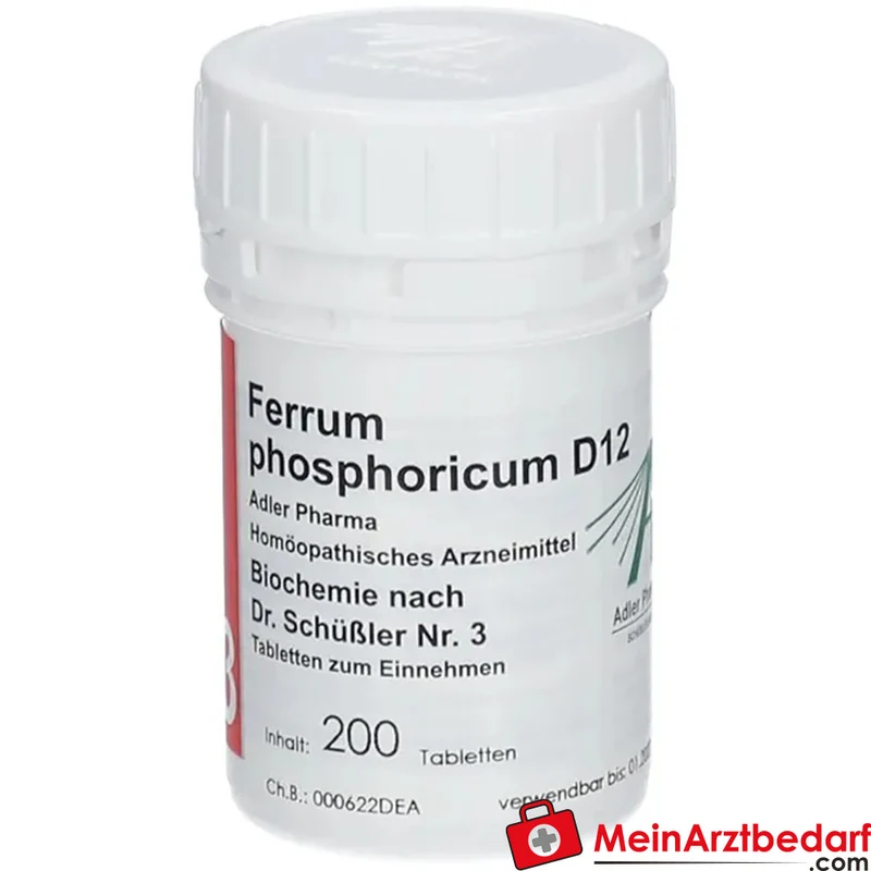 Adler Pharma Ferrum phosphoricum D12 250 mg Tabletten