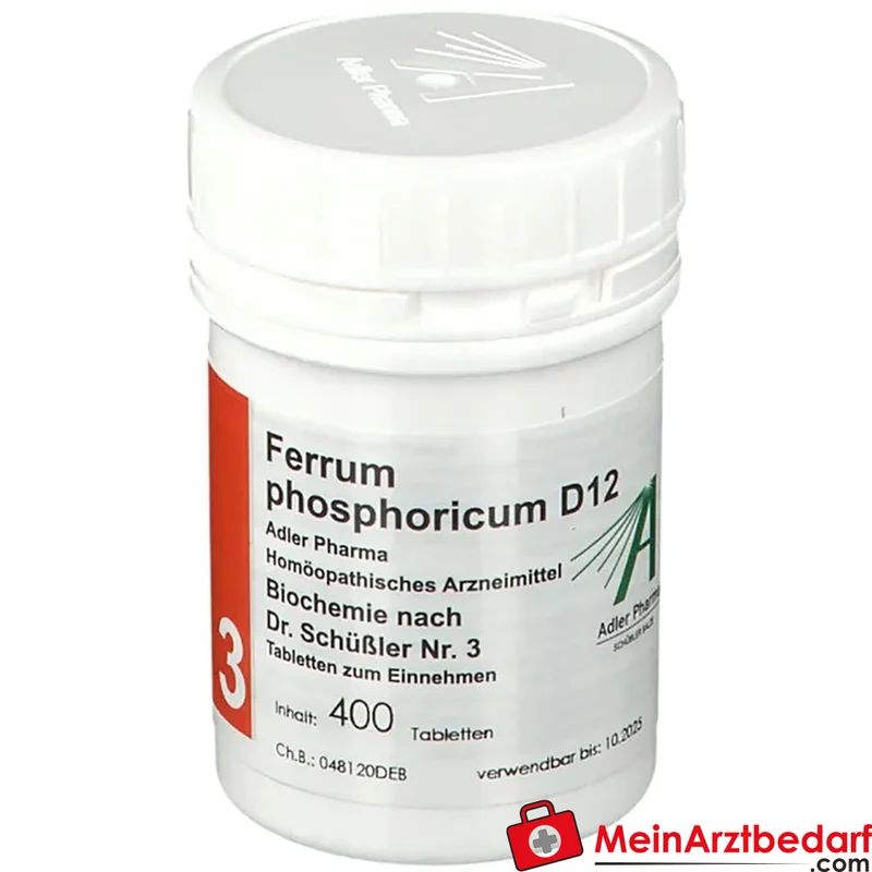 Adler Pharma Ferrum phosphoricum D12 250 mg Tabletten