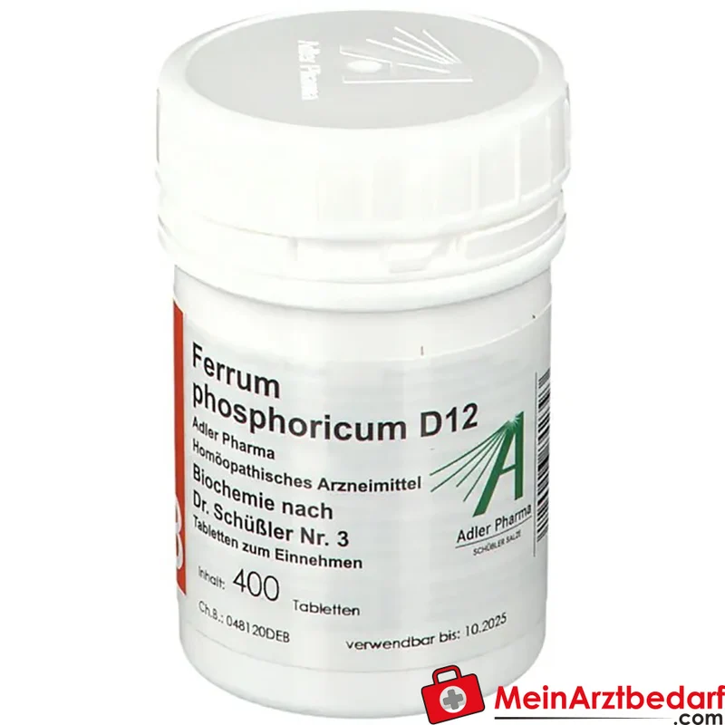 Adler Pharma Ferrum phosphoricum D12 250 mg Tabletten