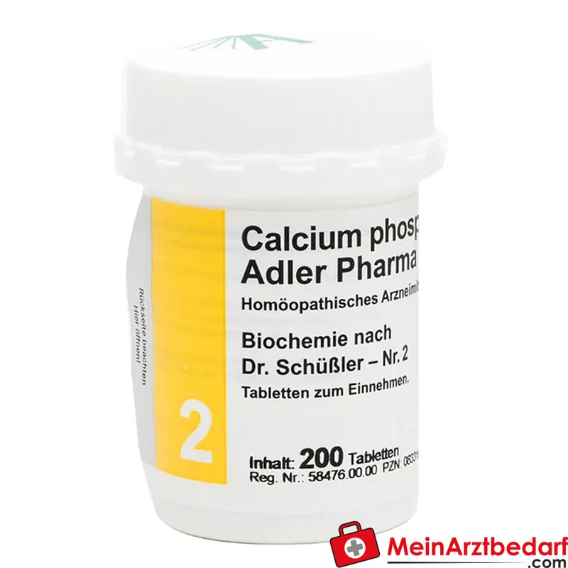 Adler Pharma Calcium phosphoricum D6 250 mg Tabletten Biochemie Nr. 2