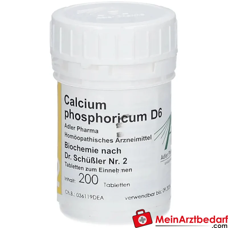 Adler Pharma Calcium phosphoricum D6 250 mg Tabletten Biochemie Nr. 2