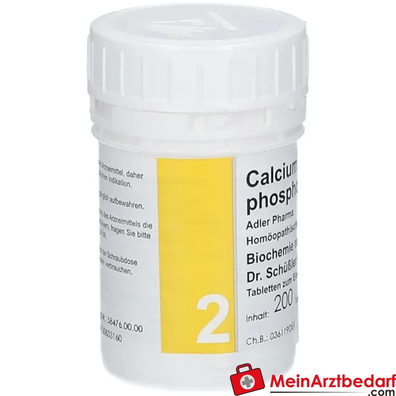 Adler Pharma Calcium phosphoricum D6 250 mg Tabletten Biochemie Nr. 2