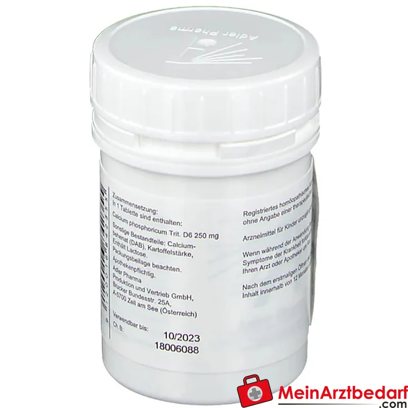 Adler Pharma Calcium phosphoricum D6 250 mg Tabletten Biochemie Nr. 2
