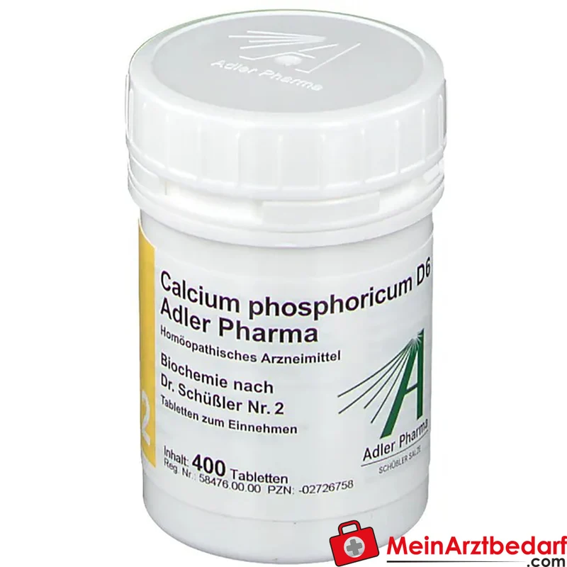 Adler Pharma Calcium phosphoricum D6 250 mg Tabletten Biochemie Nr. 2