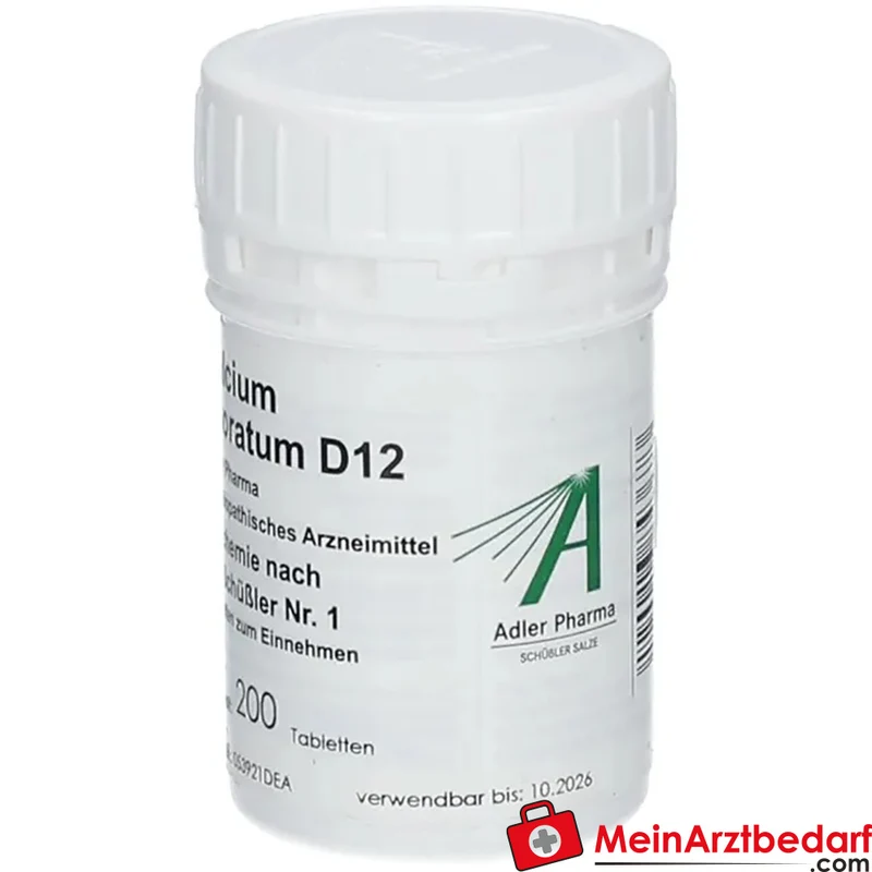 Adler Pharma Calcium fluoratum D12 Tabletten 250 mg
