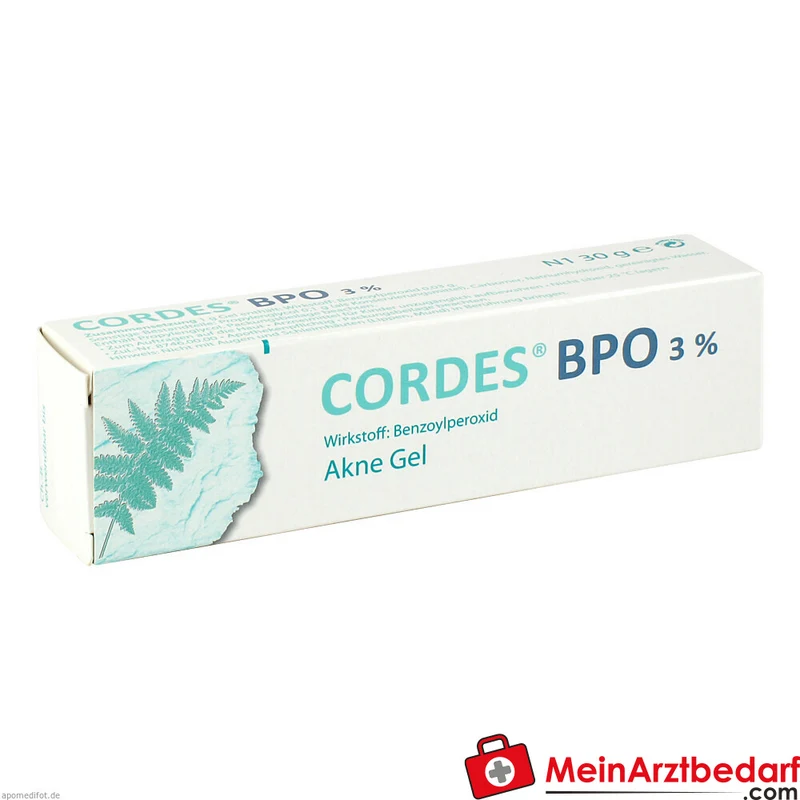 Cordes BPO Gel Benzoylperoxid 3% (30 mg) Behandlung leichter Akne