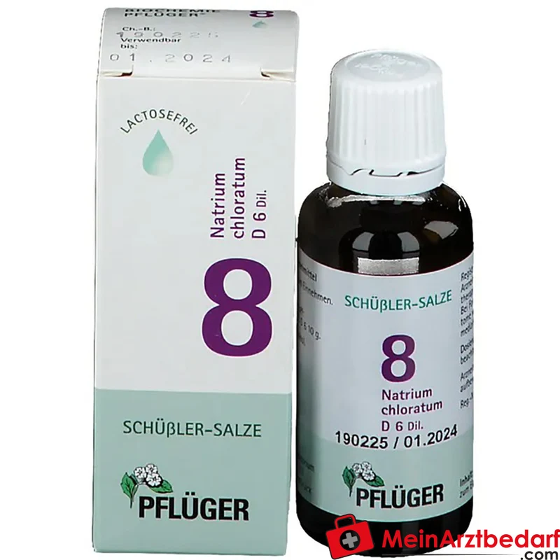 Biochemie Pflüger Nr. 8 Natrium chloratum D6 Tropfen 1000 mg