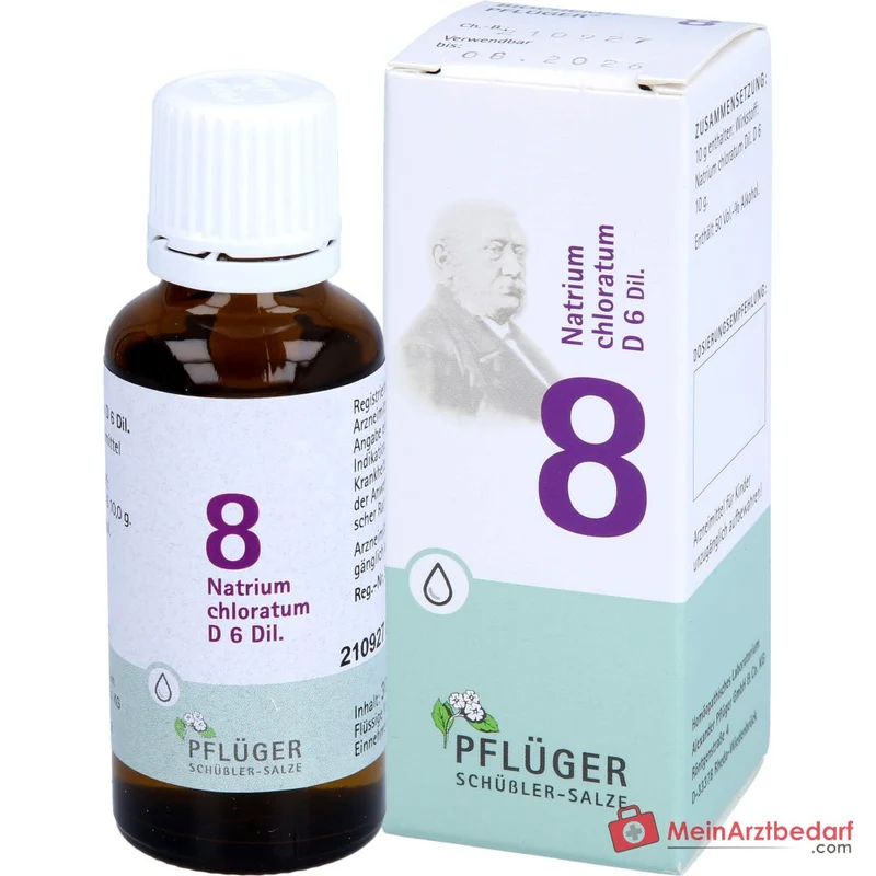 Biochemie Pflüger Nr. 8 Natrium chloratum D6 Tropfen 1000 mg