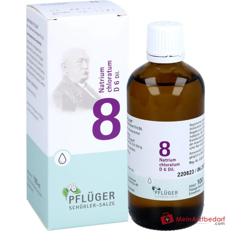 Biochemie Pflüger Nr. 8 Natrium chloratum D6 Tropfen 1000 mg