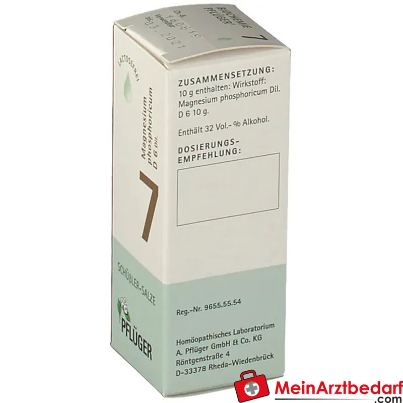 Biochemie Pflüger Nr. 7 Magnesium phosphoricum D6 Tropfen 30 ml