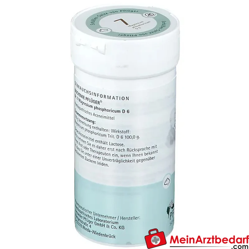 Pflügler Biochemie Nr. 7 Magnesium phosphoricum D6 Pulver 100 g