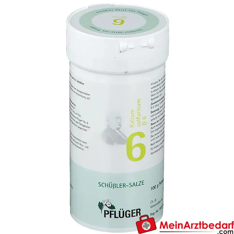 Biochemie Pflüger® Schüßler-Salz Nr. 6 Kalium sulfuricum D6 Pulver 100 g
