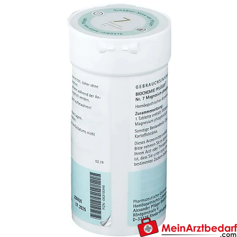 Biochemie Pflüger Nr. 7 Magnesium phosphoricum D6 250 mg Tabletten