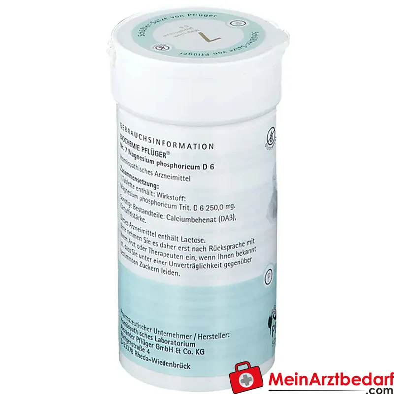 Biochemie Pflüger Nr. 7 Magnesium phosphoricum D6 250 mg Tabletten