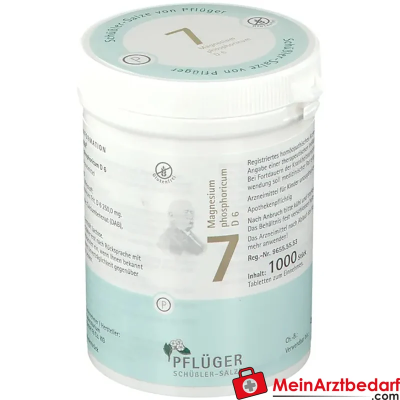 Biochemie Pflüger Nr. 7 Magnesium phosphoricum D6 250 mg Tabletten