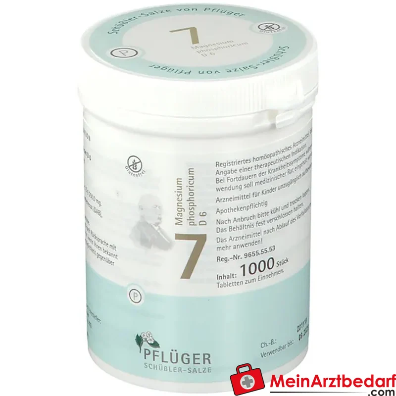 Biochemie Pflüger Nr. 7 Magnesium phosphoricum D6 250 mg Tabletten