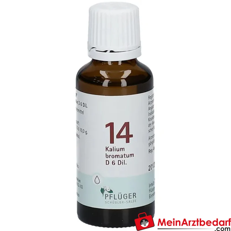 Biochemie Pflüger 14 Kalium bromatum D6 Tropfen 1000 mg