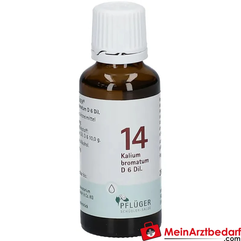 Biochemie Pflüger 14 Kalium bromatum D6 Tropfen 1000 mg