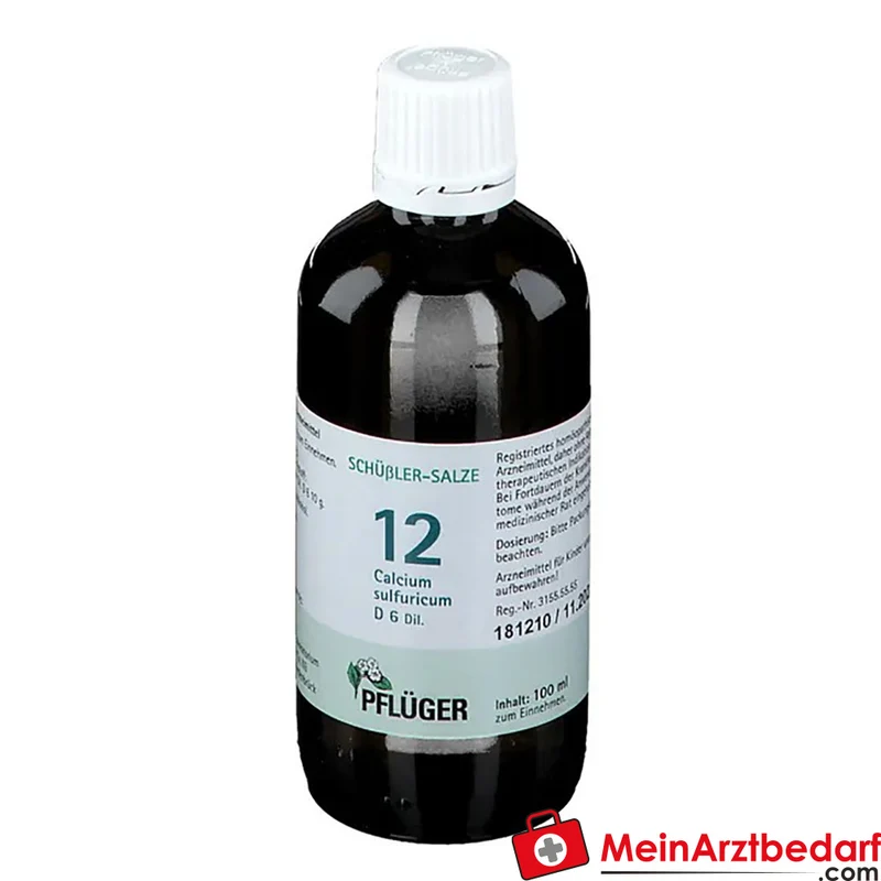 Biochemie Pflüger Nr. 12 Calcium sulfuricum D6 1000 mg Tropfen