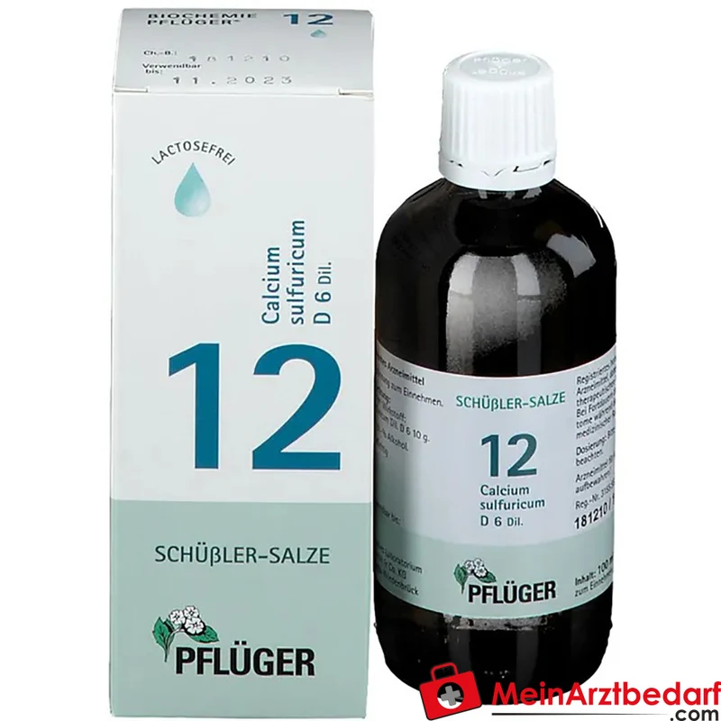 Biochemie Pflüger Nr. 12 Calcium sulfuricum D6 1000 mg Tropfen