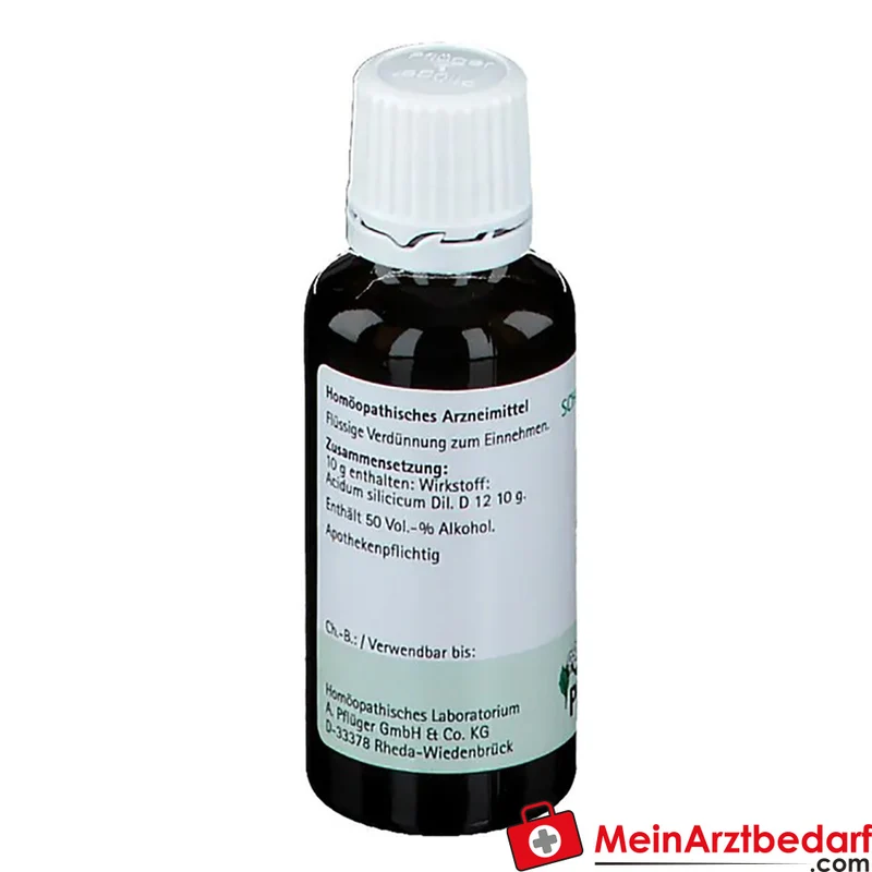 Biochemie Pflüger Silicea D12 Tropfen 1000 mg (Acidum silicicum D12)