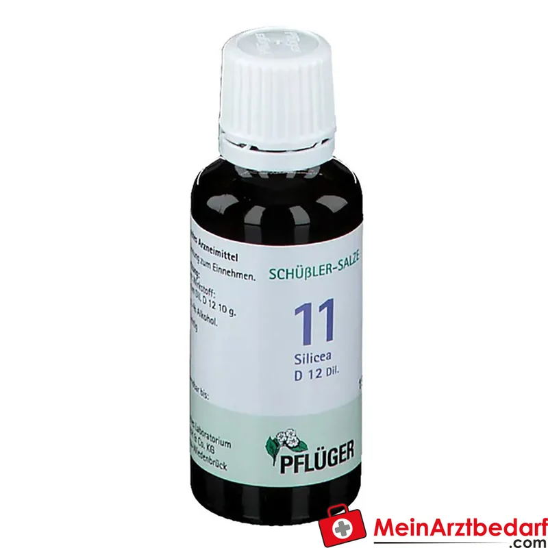 Biochemie Pflüger Silicea D12 Tropfen 1000 mg (Acidum silicicum D12)