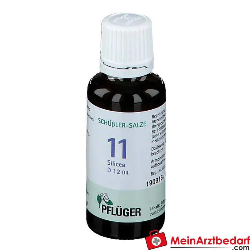 Biochemie Pflüger Silicea D12 Tropfen 1000 mg (Acidum silicicum D12)