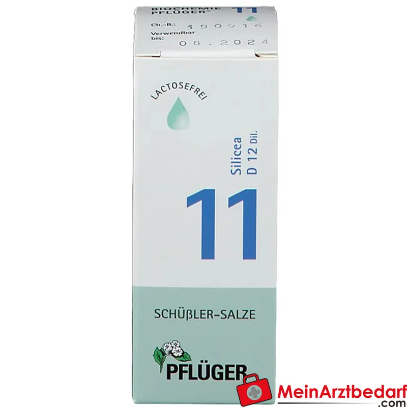 Biochemie Pflüger Silicea D12 Tropfen 1000 mg (Acidum silicicum D12)