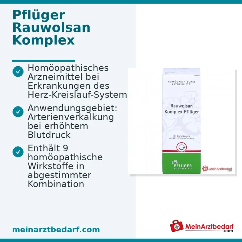 Pflüger Rauwolsan Komplex Tropfen homöopathisch 50 ml